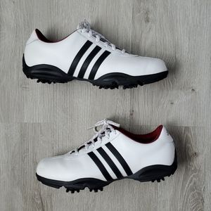 Adidas Driver Isabelle White and Black Golf Shoes